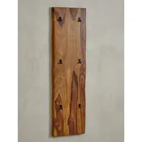 KADIMA DESIGN Wandgarderobe Sheesham 40 x 140 x 7
