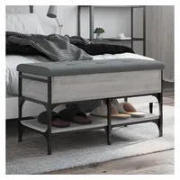 VidaXL Schuhbank Grau Sonoma 82x42x45 cm Holzwerkstoff