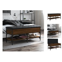 VidaXL Schuhbank Braun Eichen-Optik 102x42x45 cm Holzwerkstoff