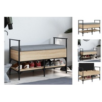 VidaXL Schuhbank Sonoma-Eiche 85,5x42x57,5 cm Holzwerkstoff