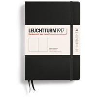 Leuchtturm Leuchtturm1917 Notizbuch Medium A5, schwarz,