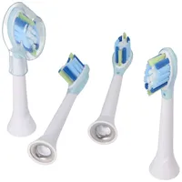 AccuCell 4 Stück Smart Cleaning Brush Ersatz-Zahnbürstenkopf für elektrische
