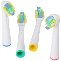 AccuCell 4 Stück Deep Cleaning Brush Ersatz-Zahnbürstenkopf für elektrische