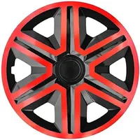NRM Radzierblende Action schwarz/rot 15 Zoll 4er Set
