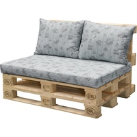 Hti-Living Palettenkissen - Set Grau