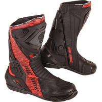 Modeka Yron Motorradstiefel Schwarz/Rot - 45