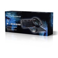 Nedis Gaming Combo Kit - 5-in-1 - Tastatur, Headset,