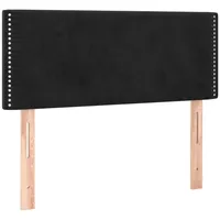 VidaXL Kopfteil Schwarz 100x5x78/88 cm Samt