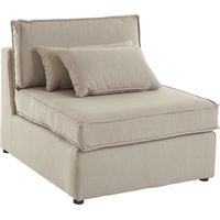 Otto home Sofa-Mittelelement OTTO HOME "Florid", grau (taupe), B:80cm