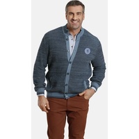 Charles Colby Strickjacke DUKE ODOI in blau gemustert |