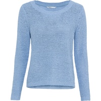 Only Damen ONLGEENA XO L/S KNT NOOS Pullover, 15113356,Clear
