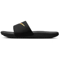 Nike Kawa Slides Badelatschen Kinder 003 black/metallic gold 37.5