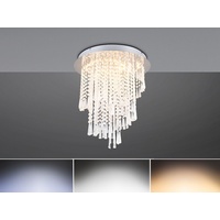 Trio Reality Leuchten Deckenleuchte Pomp Glas Transparent