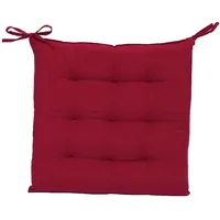 SUN GARDEN Sitzkissen NILS, Bordeaux (BHT 40x4x40 cm) -
