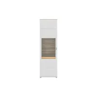 Xonox.home Vitrine Ashton ca. 61x202 cm Aschgrau/Eiche