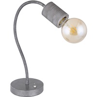 ETC Shop Tischlampe ohne Schirm Tischleuchte Schreibtischlampe Wohnzimmerleuchte, Metall