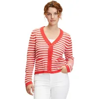 Cartoon Strickjacke | Beige,Orange - S