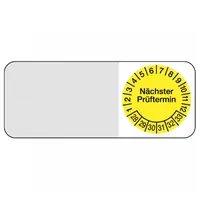 Dreifke Dreifke® Kabelprüfplakette nächster Prüftermin ab 28 gelb/sch -