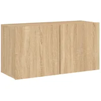 VidaXL TV-Wandschrank Sonoma-Eiche 80x30x41 cm