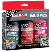 Finish Line Premium Bike CareValue Pack 3x120ml Grau Modell