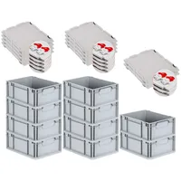 Proregal Spar Set 10x Eurobox Nextgen Economy Mit Scharnierdeckel