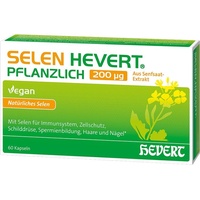 Hevert-Arzneimittel Selen Hevert pflanzlich 200 μg Kapseln