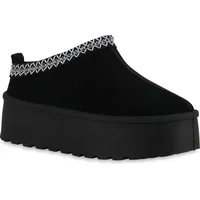 VAN HILL Damen Pantoffeln in Schwarz