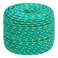 VidaXL Bootsseil Grün 6 mm 50 m Polypropylen