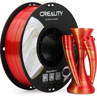 Creality 3D 3301120009 3D-Druckmaterial Polyacticsäure PLA Filament Gold/Rot, 3D-Kartusche