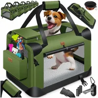 Lovpet LOVPET® Hundebox Hundetransportbox faltbar Inkl.Hundenapf Transporttasche Hundetasche Transportbox
