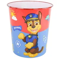 Stor Papierkorb fürs Kinderzimmer aus Kunststoff Zeichentrickfiguren Motiv Ø21cm,