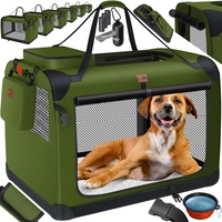 Lovpet LOVPET® Hundebox Hundetransportbox faltbar Inkl.Hundenapf Transporttasche Hundetasche Transportbox
