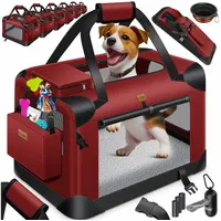 Lovpet LOVPET® Hundebox Hundetransportbox faltbar Inkl.Hundenapf Transporttasche Hundetasche Transportbox