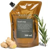 Jean&Len Jean & Len Handseife Rosemary & Ginger Nachfüllpack