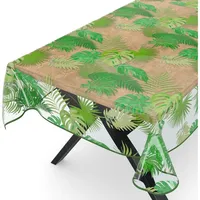 ANRO Tischdecke transparent Folie durchsichtige Wachstuchtischdecke Tischschutz Schutzfolie Tischfolie