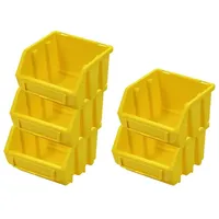 Proregal SuperSparSet 5x Sichtlagerbox 1 | HxBxT 7,5x11,6x11,2cm |