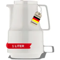 Helios Isolierkanne Buffet 1,0 l weiß