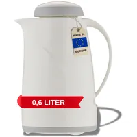 Helios Isolierkanne Wave S+ 0,6 l Weiß,