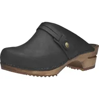 Sanita Wood-Ursana Open Clog Black Gr.36 | Schwarz 36