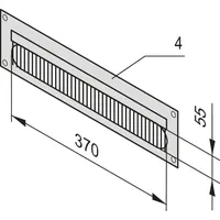 Schroff CABLE DUCTING PANEL 7021 - Rack-Zubehˆr - 20118797