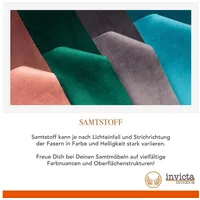 Riess-Ambiente Invicta EUPHORIA Samt Armlehne Metallgestell schwarz