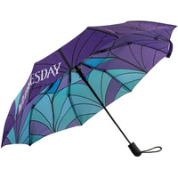 Cinereplicas Wednesday - Glasmalerei Wednesday Regenschirm 95cm Durchmesser -