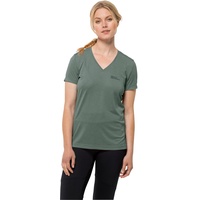 Jack Wolfskin Crosstrail Kurzarm-t-shirt - Hedge Green - XS