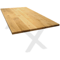 Holz4home® holz4home Tischplatte 120 x 70 cm mit Baumkante