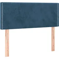 VidaXL Kopfteil Dunkelblau 100x5x78/88 cm Samt