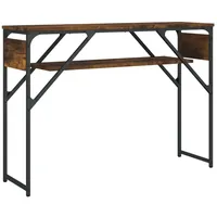 VidaXL Konsolentisch mit Ablage Räuchereiche 105x30x75cm Holzwerkstoff