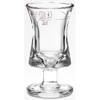 VAN WELL Stamper 12er Pack Rittmeister 2.0cl Schnapsgläser geeicht,