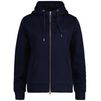 GANT Reg Tonal Shield Reißverschlusspullover Evening Blue S