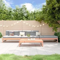 VidaXL 4-tlg. Garten-Lounge-Set Massivholz Douglasie