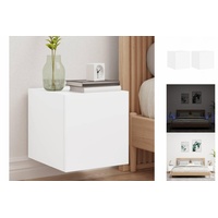 VidaXL TV-Wandschränke mit LED-Leuchten 2 Stk. Weiß 30,5x35x30 cm